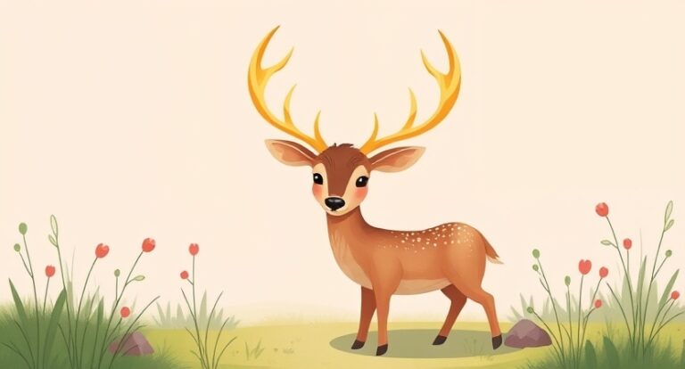 Hindi Short Story for Kids of ego of a deer
