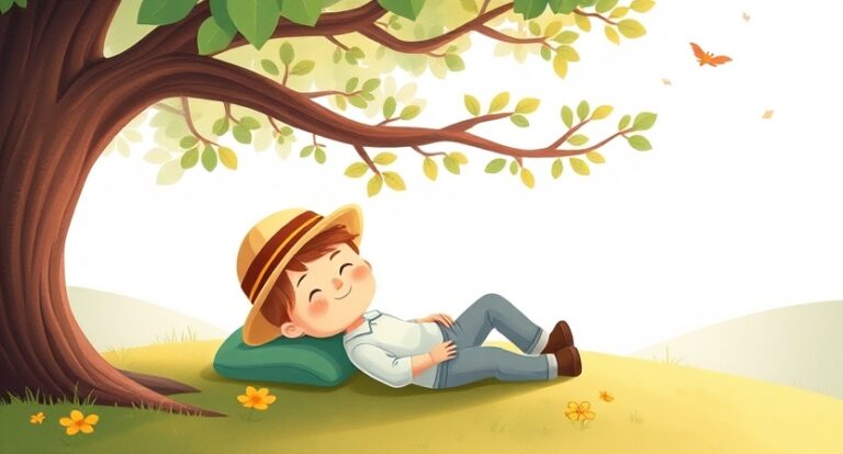 Hindi Short Story about a lazy boy
