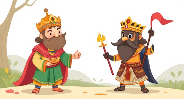 Tenali Rama Motivational Story in Hindi of Tenali and enemy king