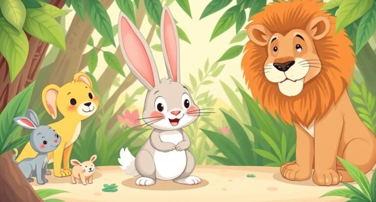 Short Hindi Story of a Smart Rabbit