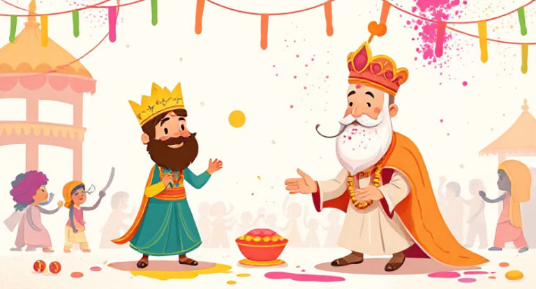 Tenali Rama Short Story of biggest fool and holi