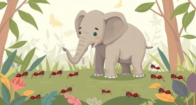 Hindi Short Motivational Stories about ants and Elephant