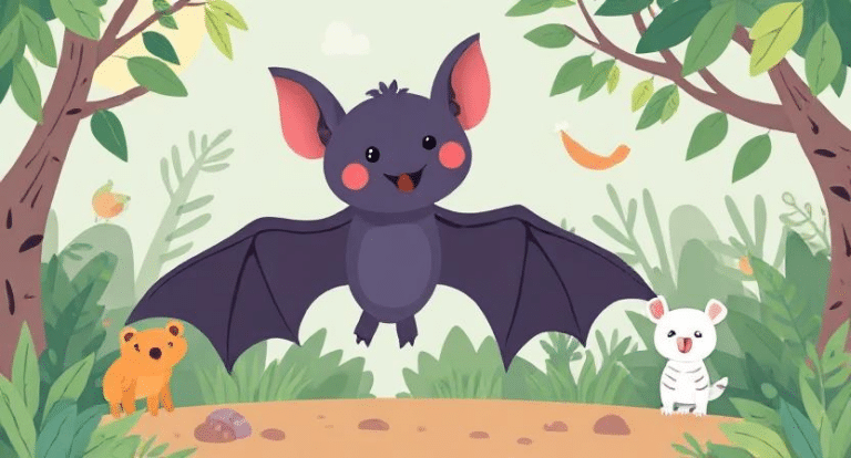 Hindi Motivational Story of bat and jungle animals.