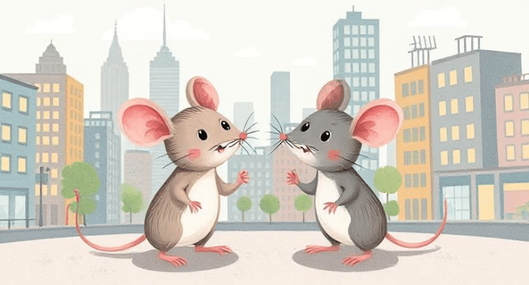 Stories for Kids in Hindi of two rats and two lives.
