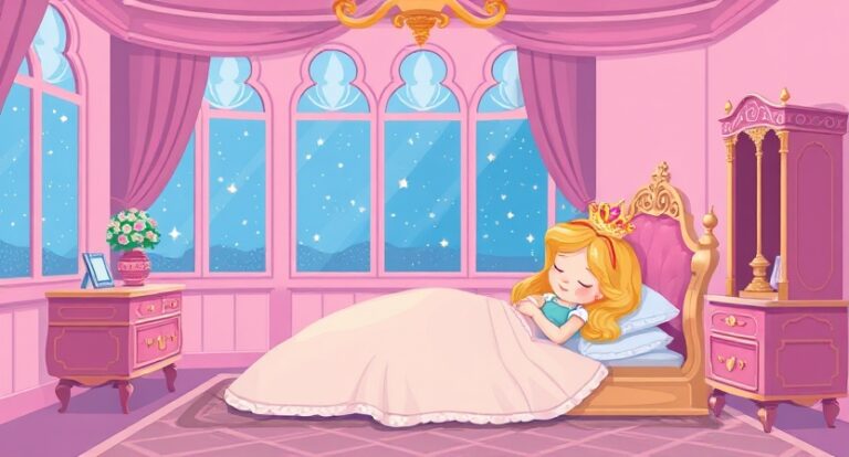 Sleeping beauty fairy tale in Hindi.